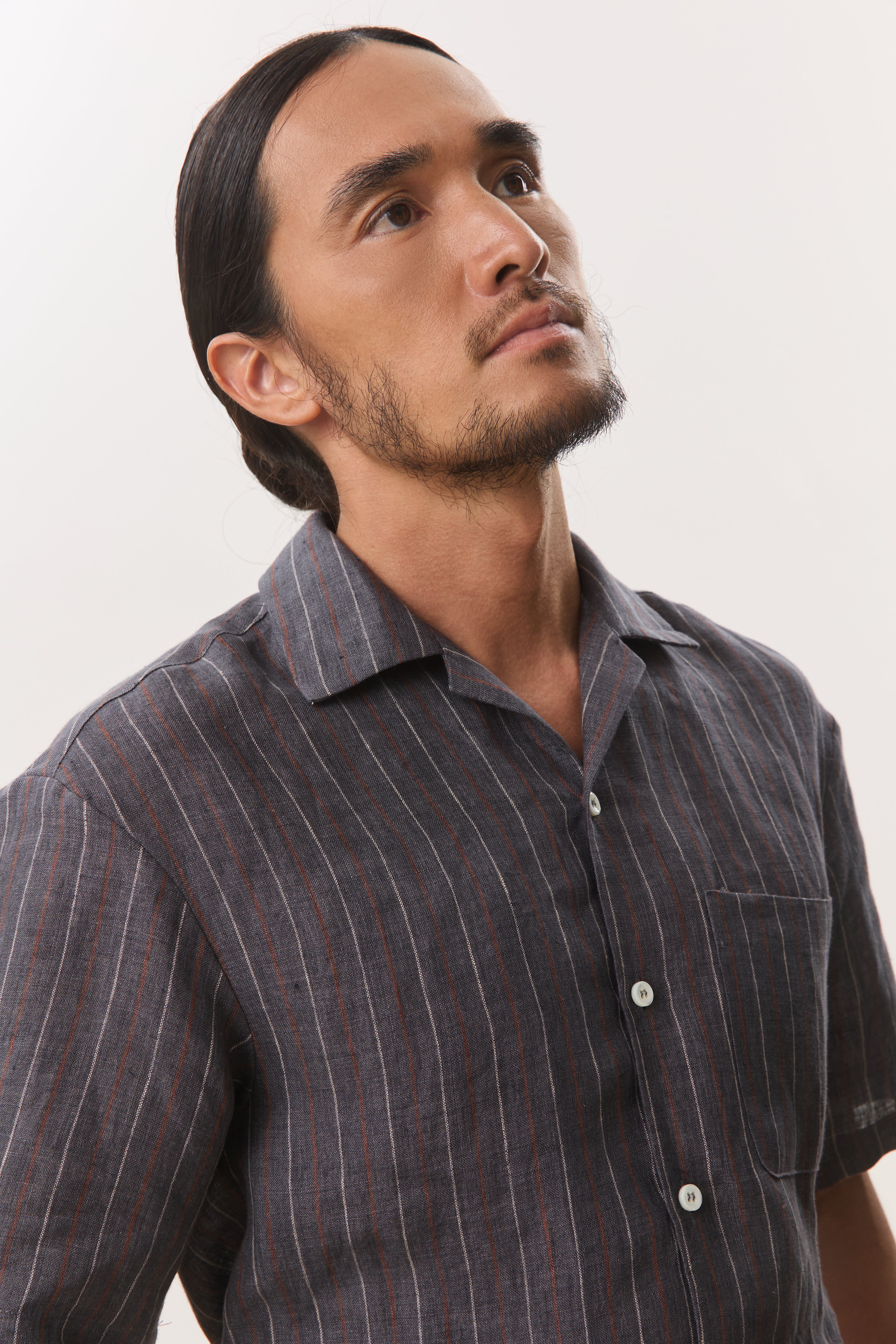 Saro Camp Collar Short Sleeve Shirt