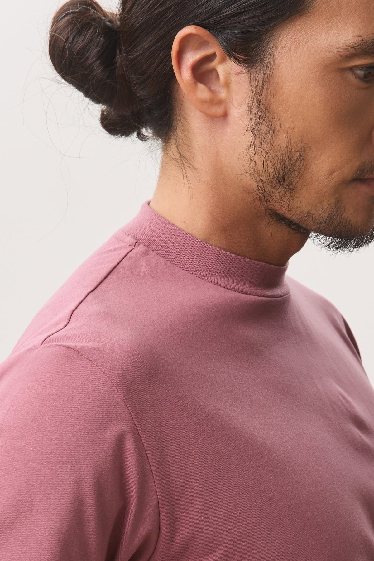 Arlo Mock Neck Tee, Jersey