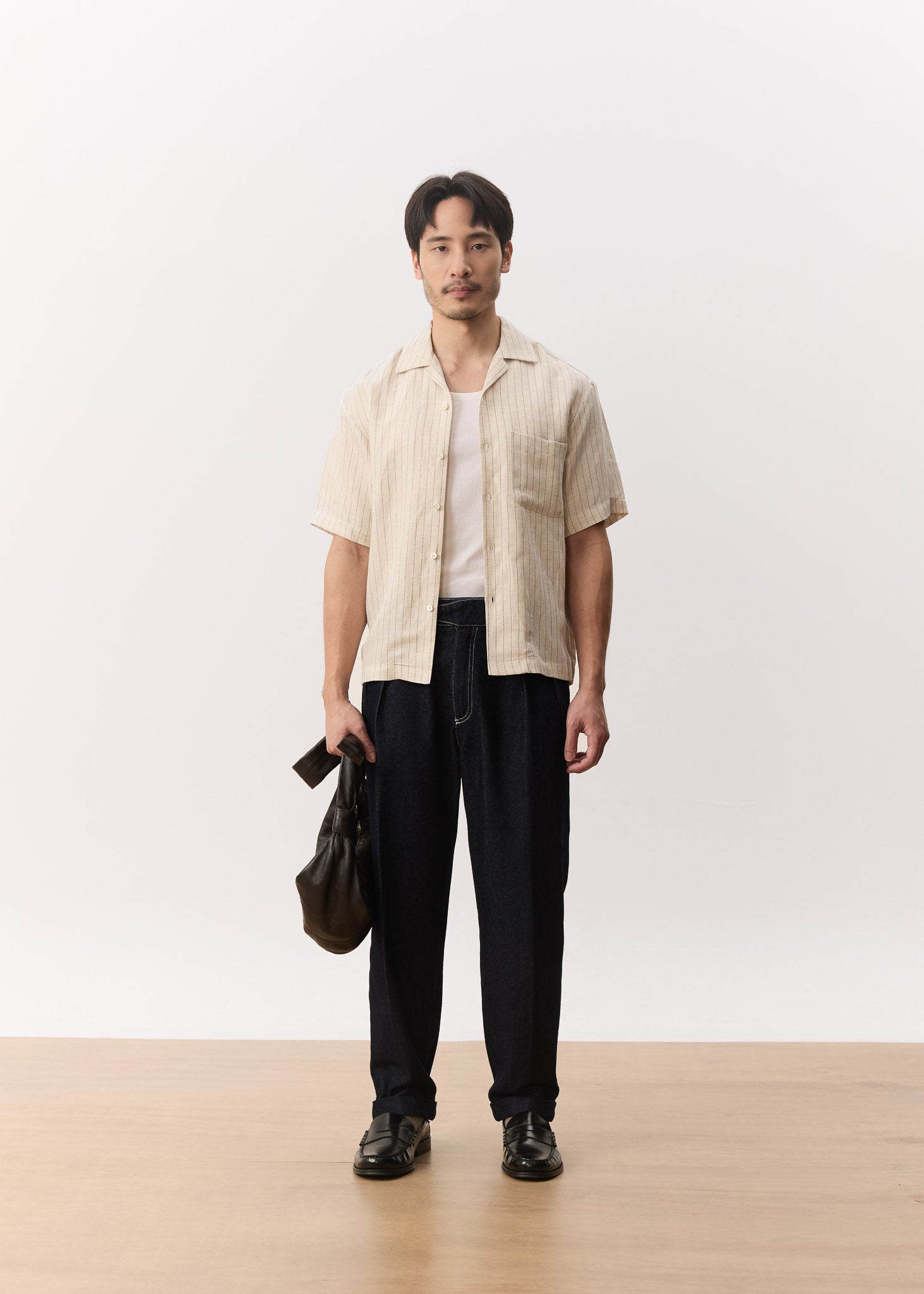 Sael Camp Collar Short Sleeve Shirt