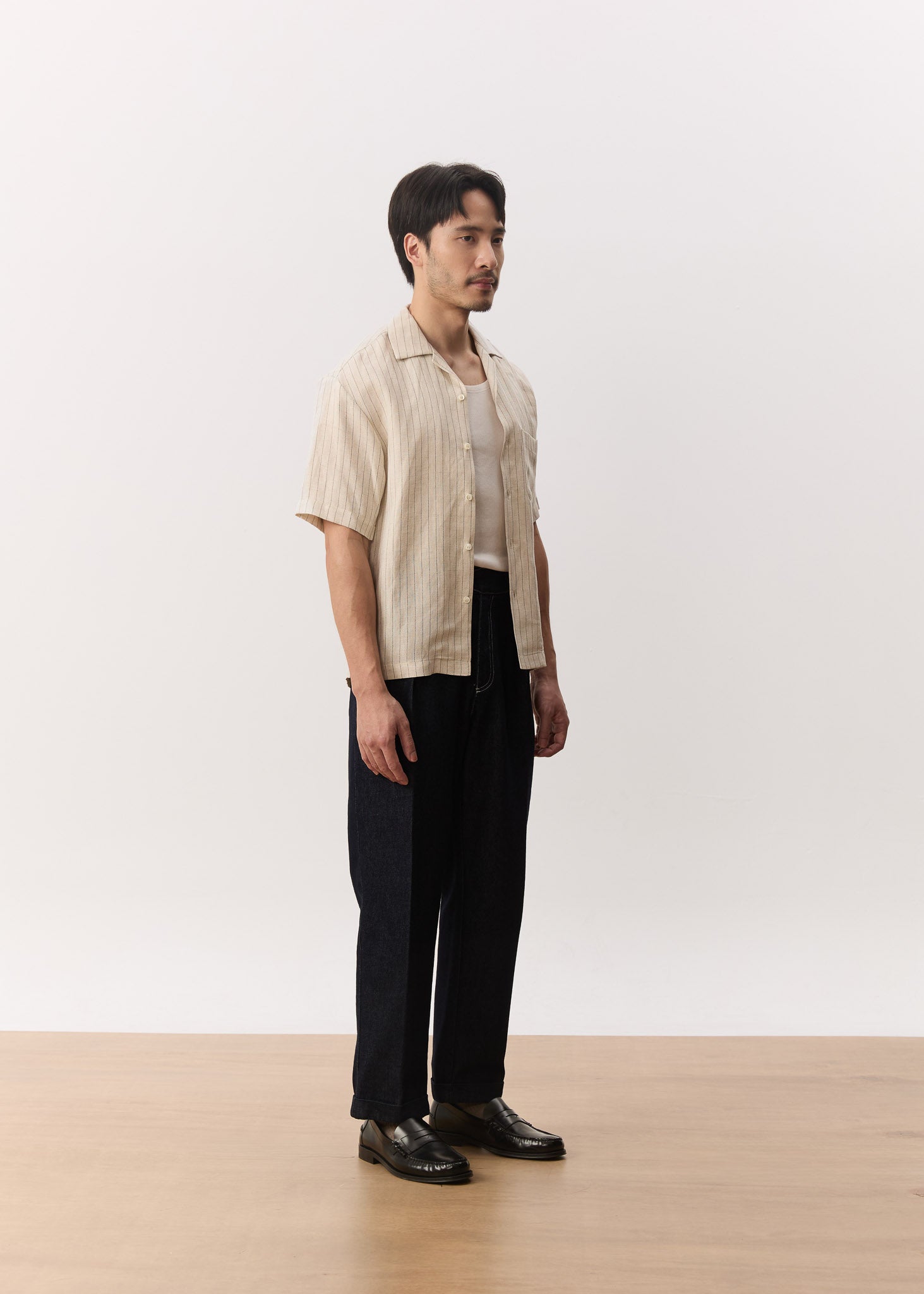 Sael Camp Collar Short Sleeve Shirt