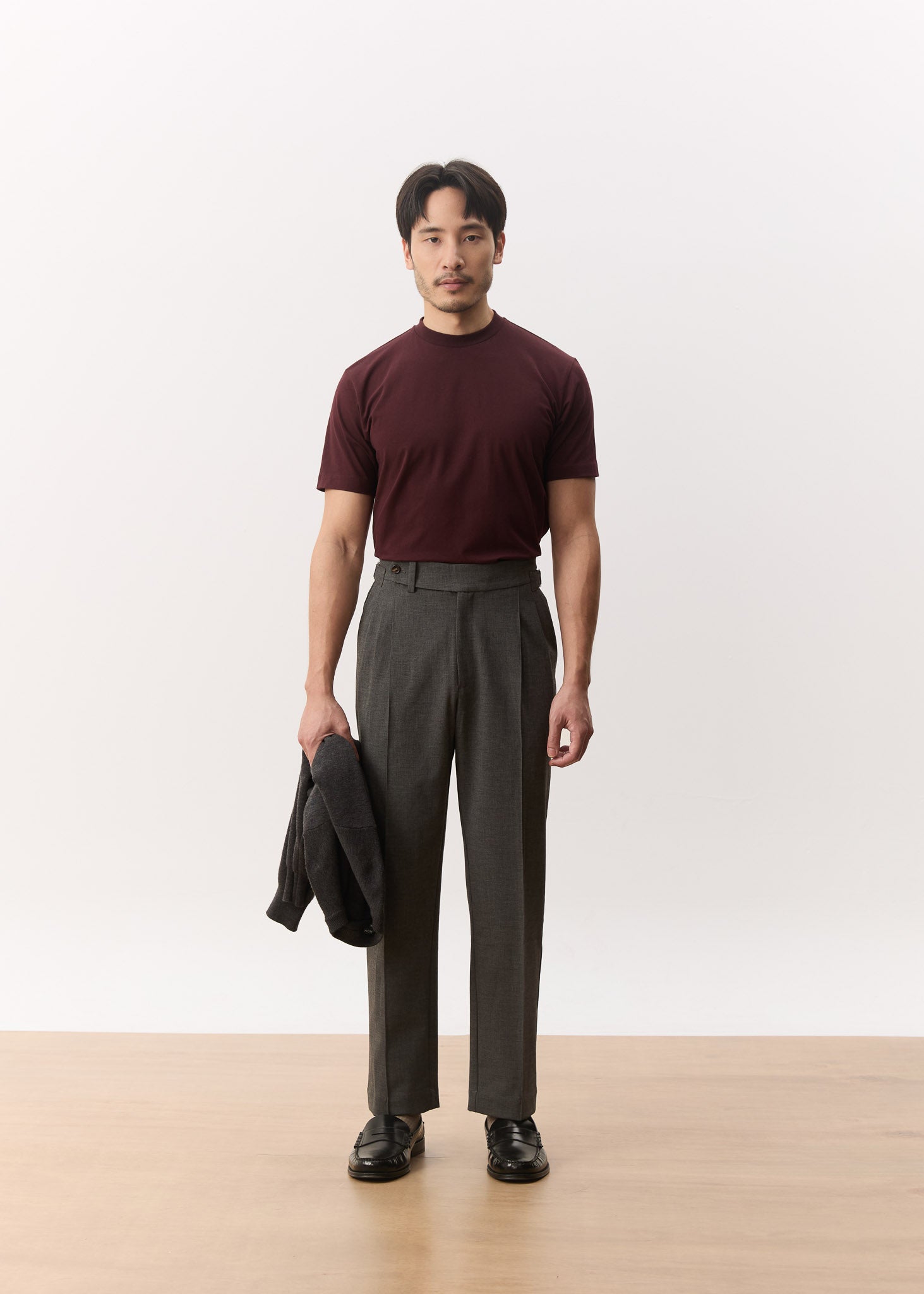 Arlo Mock Neck Tee, Jersey