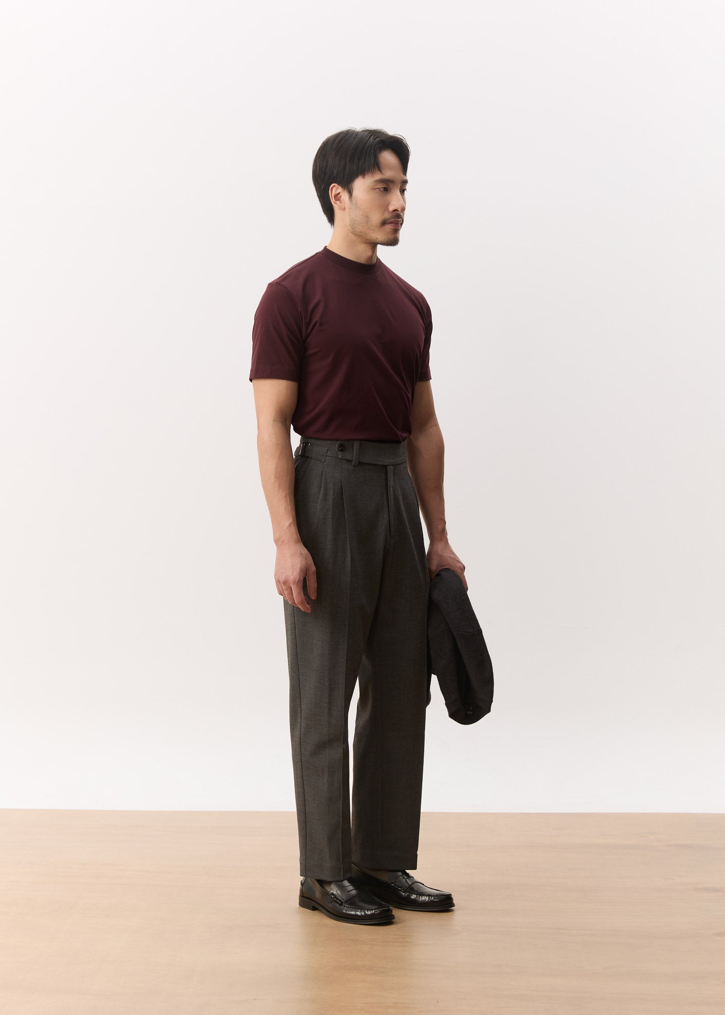 Arlo Mock Neck Tee, Jersey