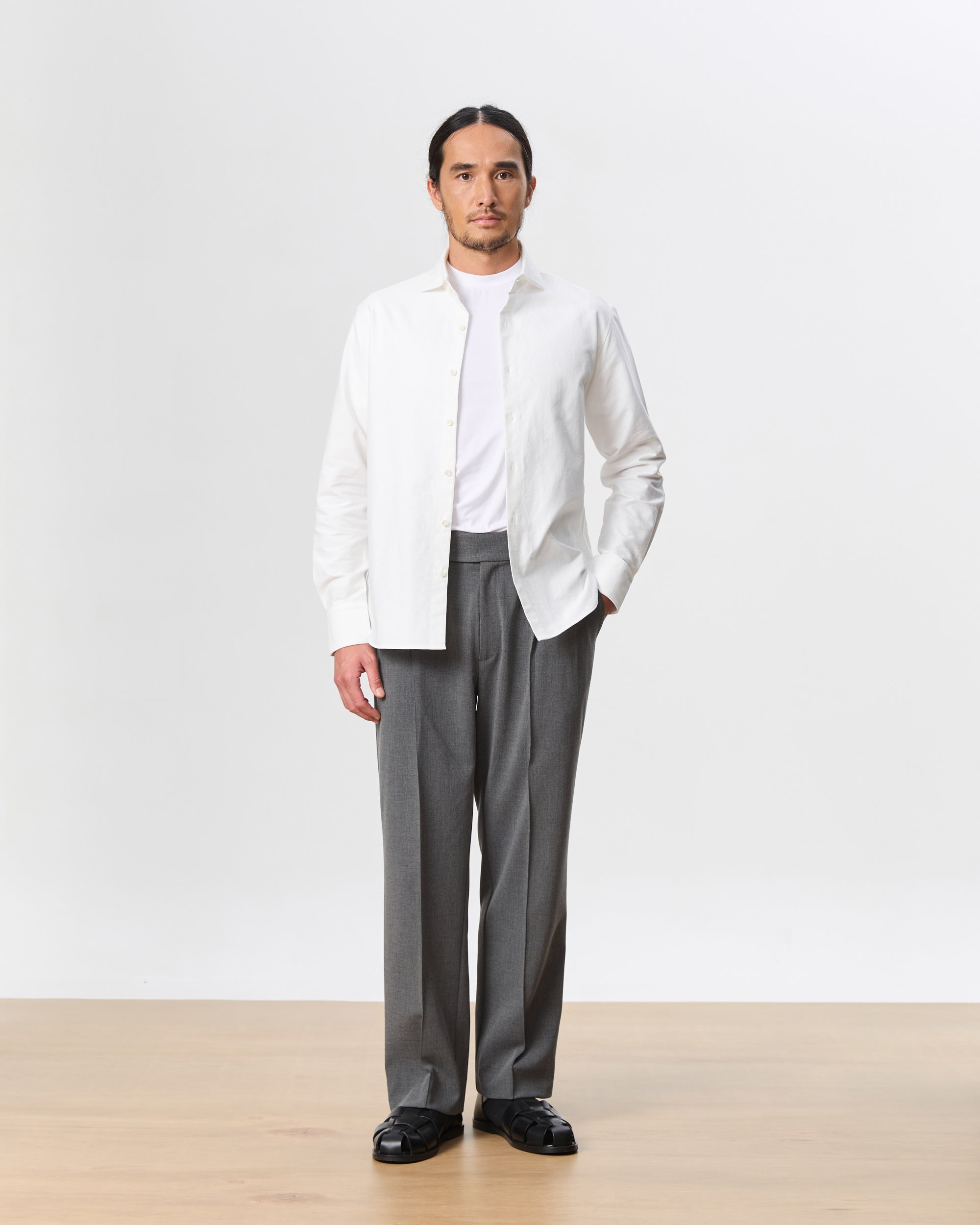 Johan Spread Collar Shirt, Oxford