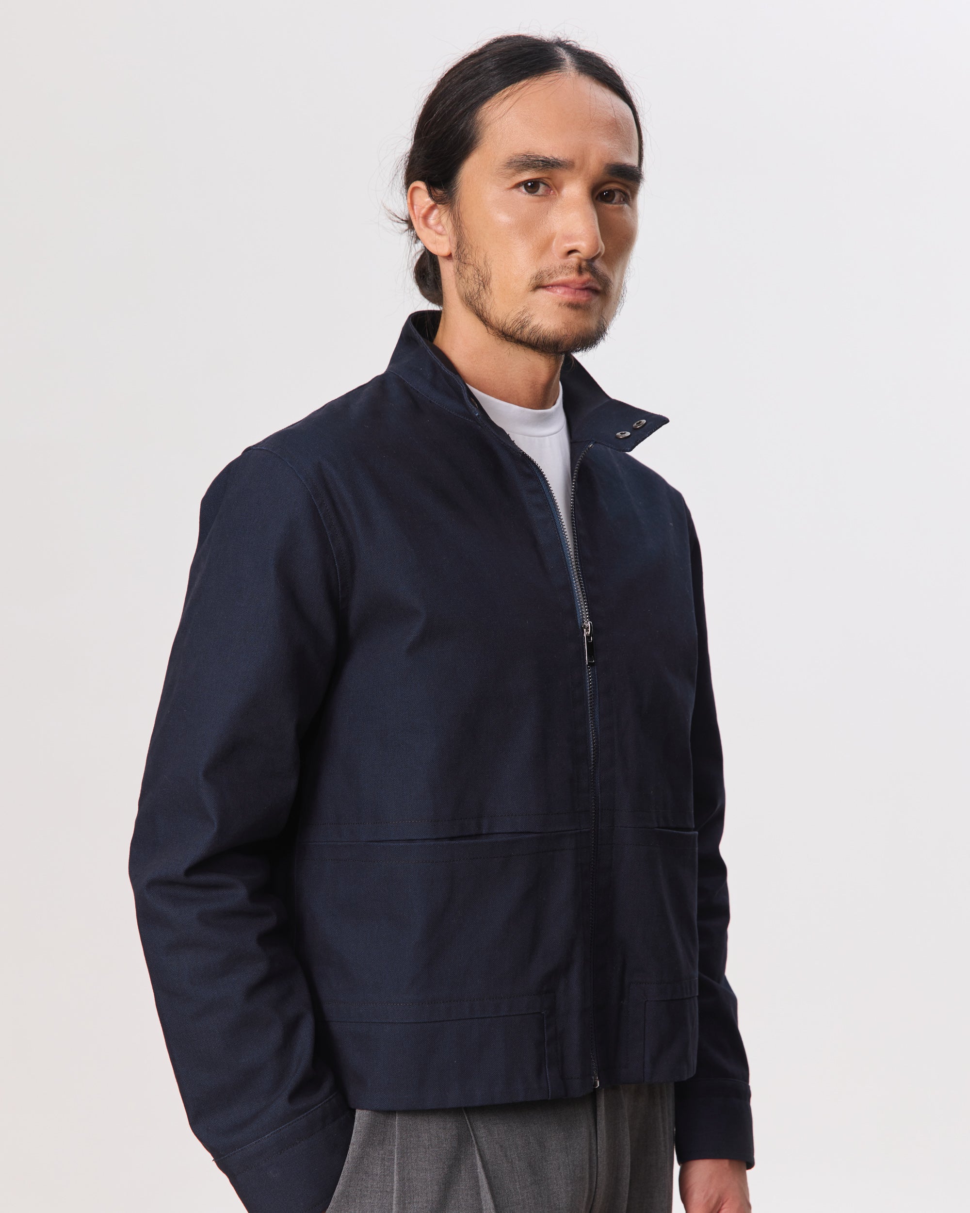 Isak Cropped Flight Jacket