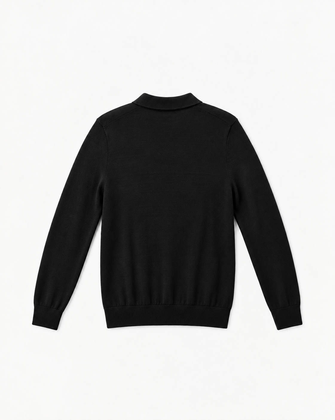 Elio Long Sleeve Knit Polo Top - 100% Merino Wool