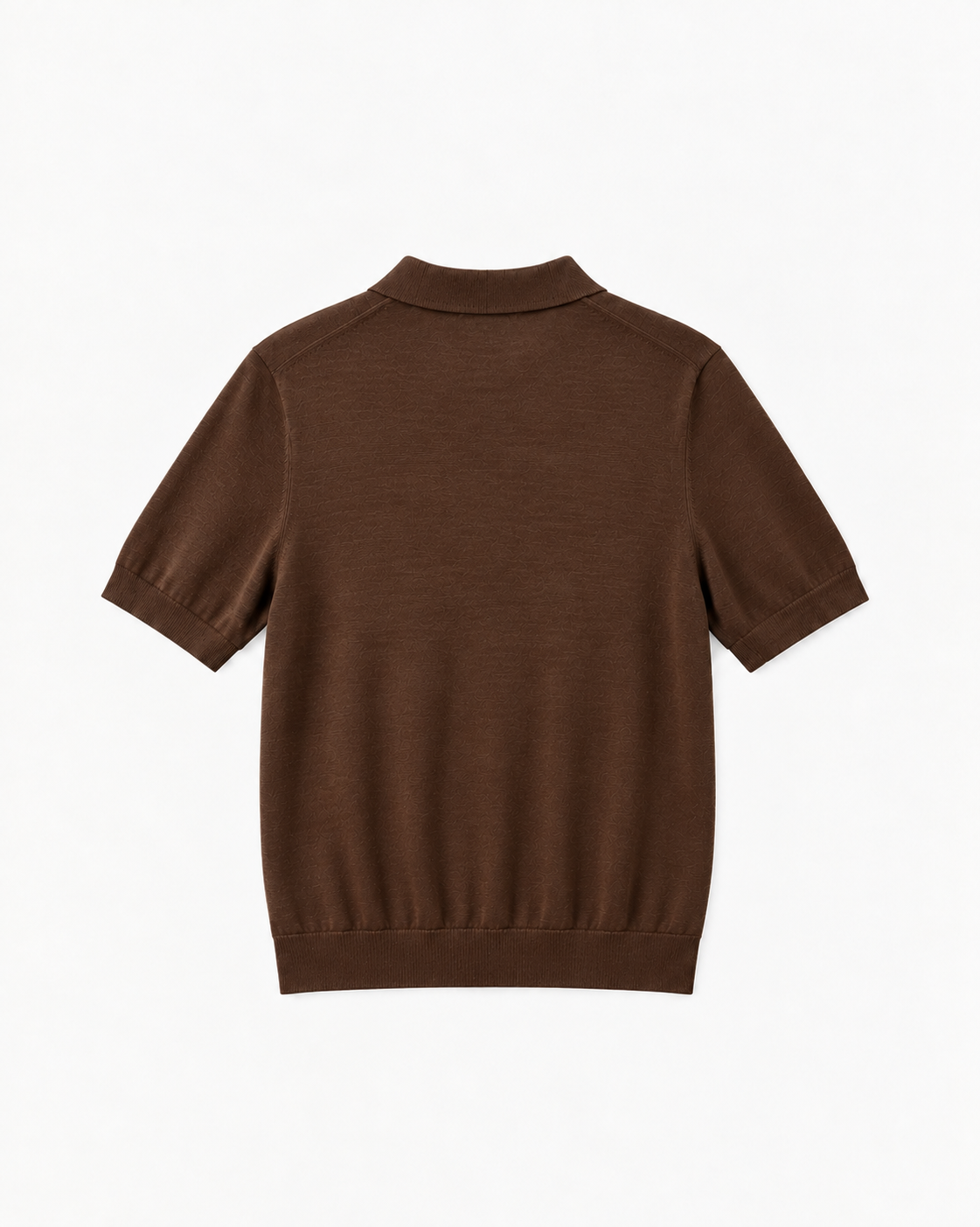 Elio Short Sleeve Knit Polo Top - 100% Merino Wool
