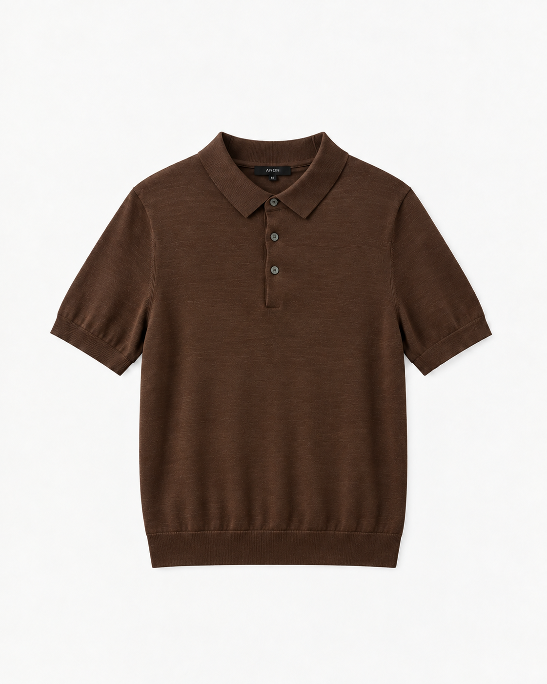 Elio Short Sleeve Knit Polo Top - 100% Merino Wool