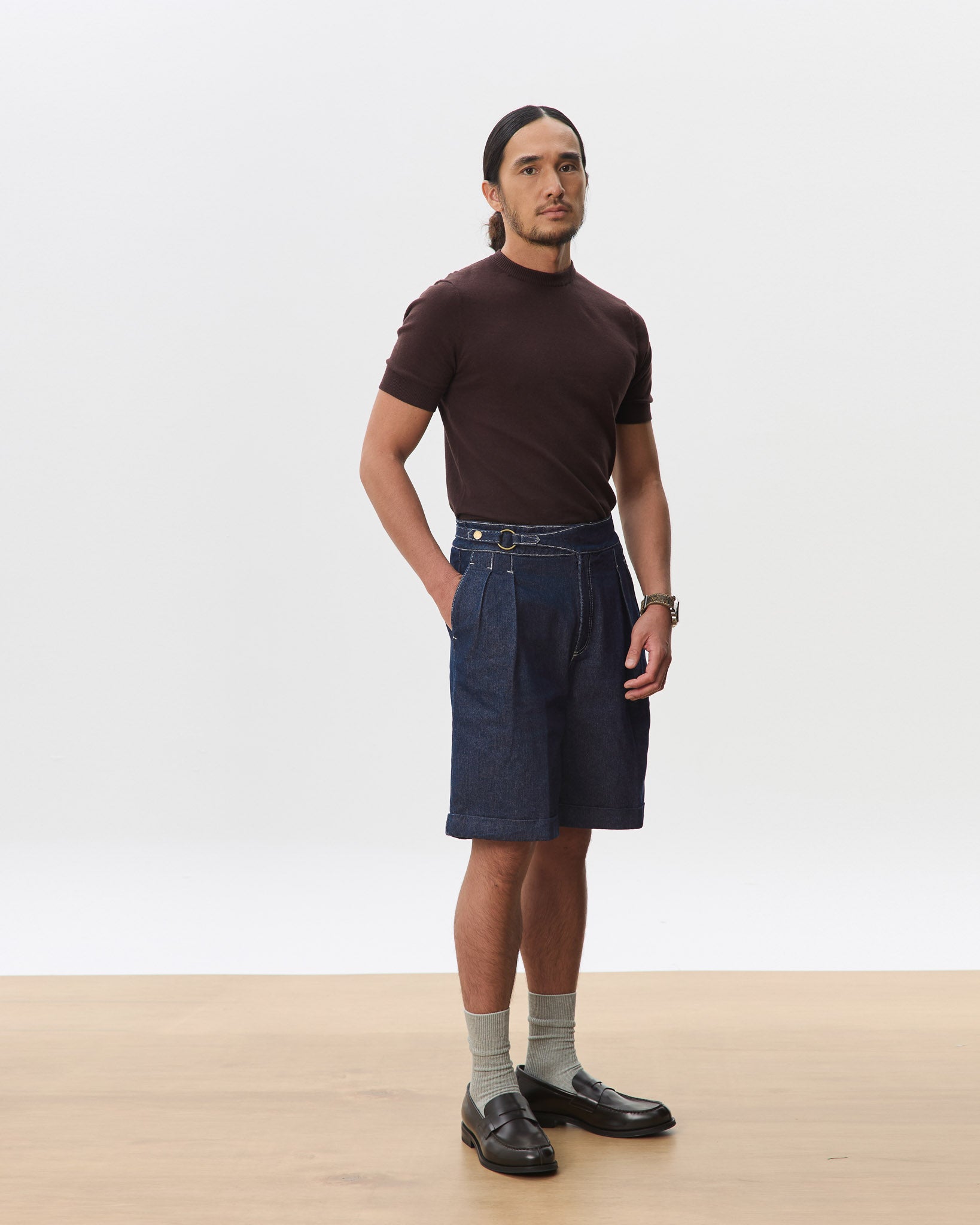 Jules Tailored Shorts - Denim
