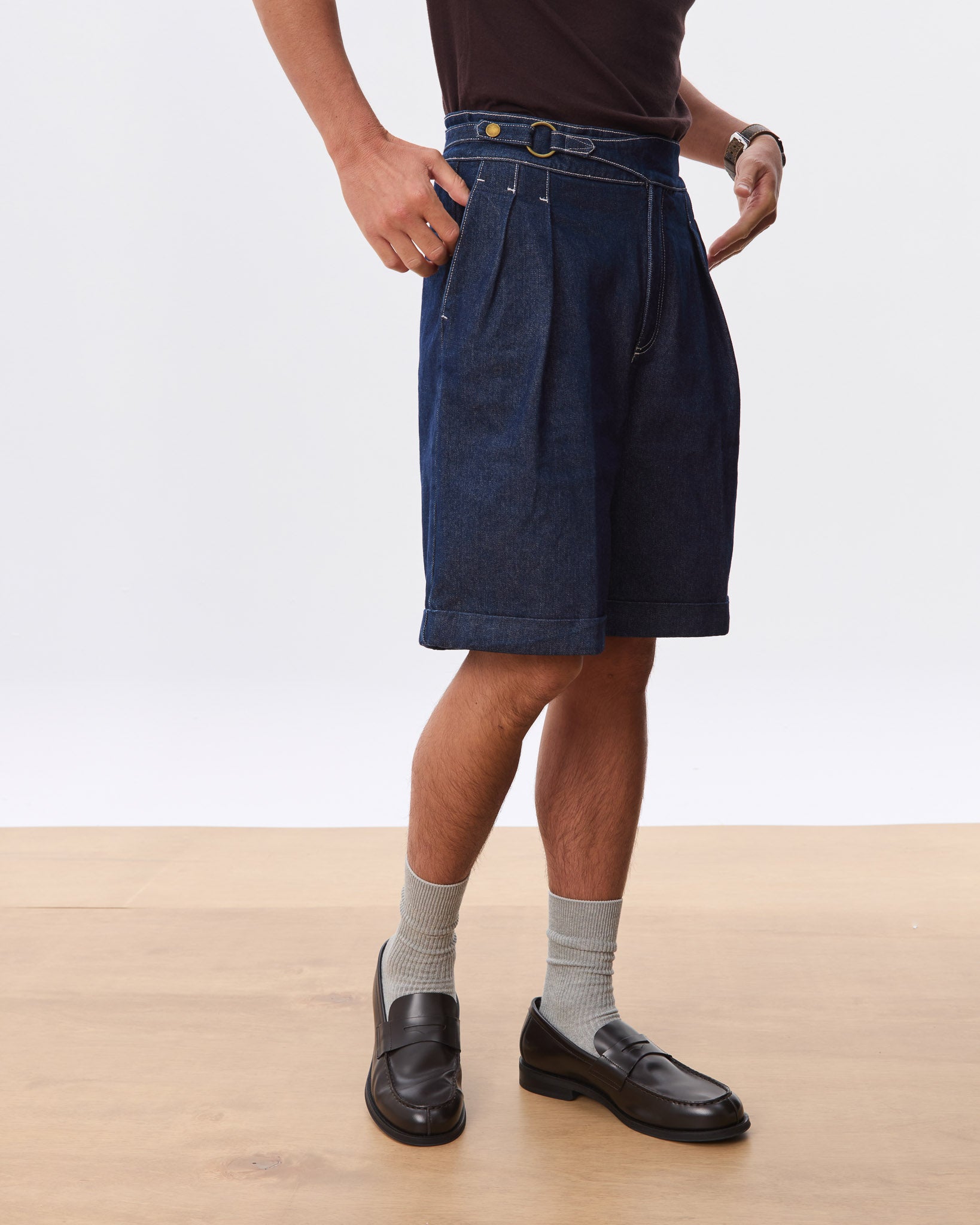 Jules Tailored Shorts - Denim