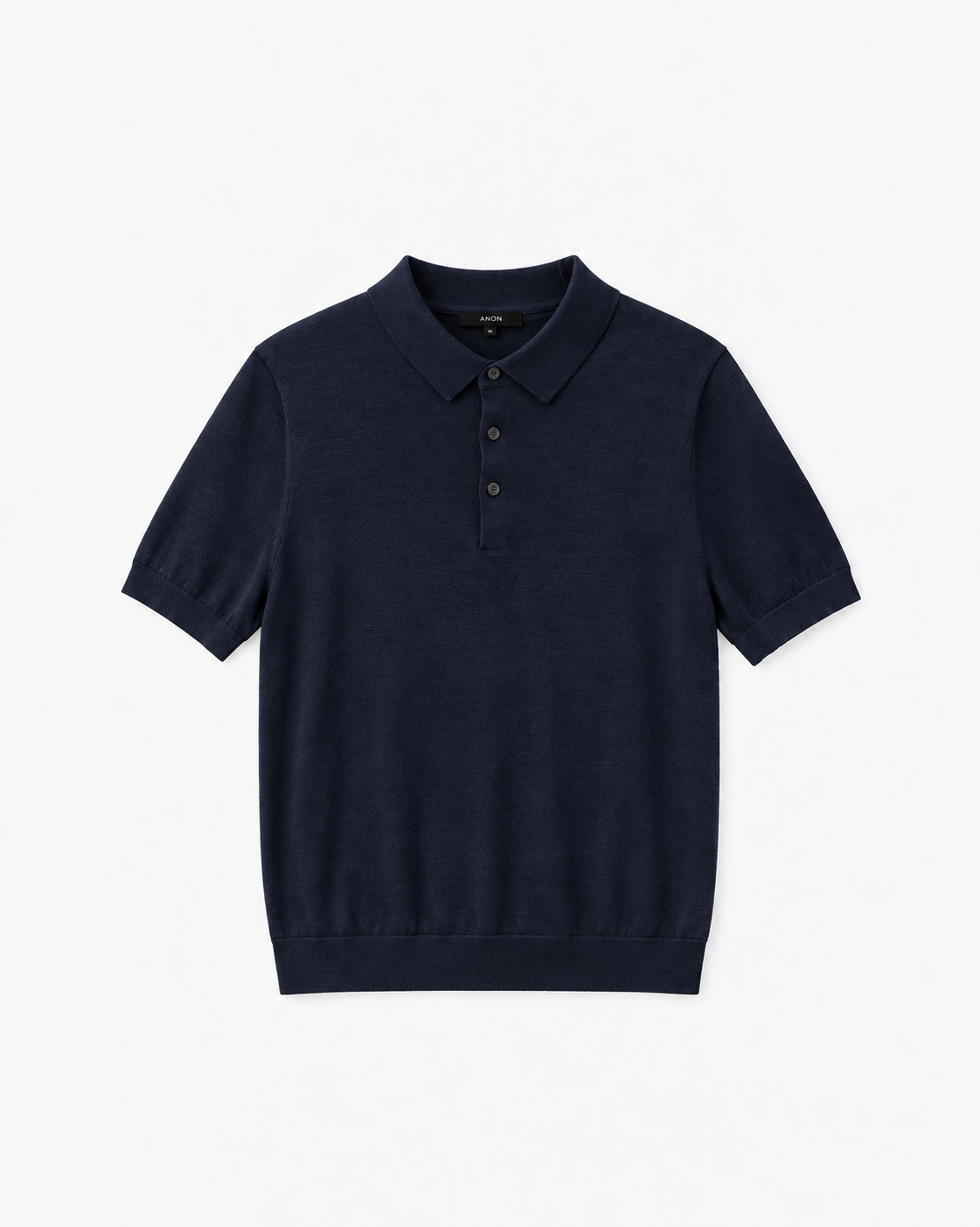 Elio Short Sleeve Knit Polo Top - 100% Merino Wool