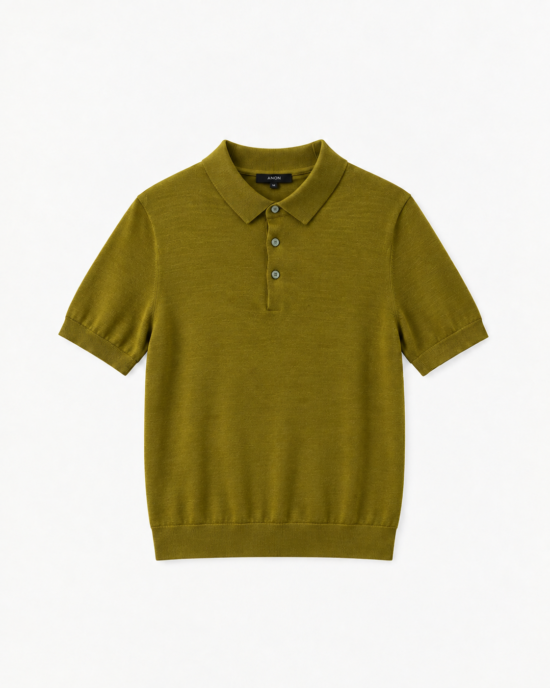 Elio Short Sleeve Knit Polo Top - 100% Merino Wool