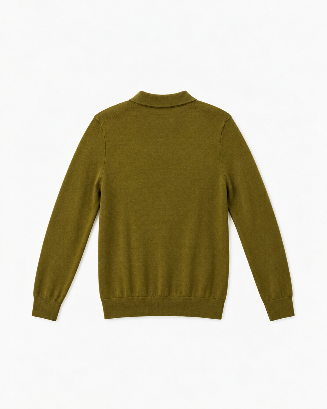 Elio Long Sleeve Knit Polo Top - 100% Merino Wool