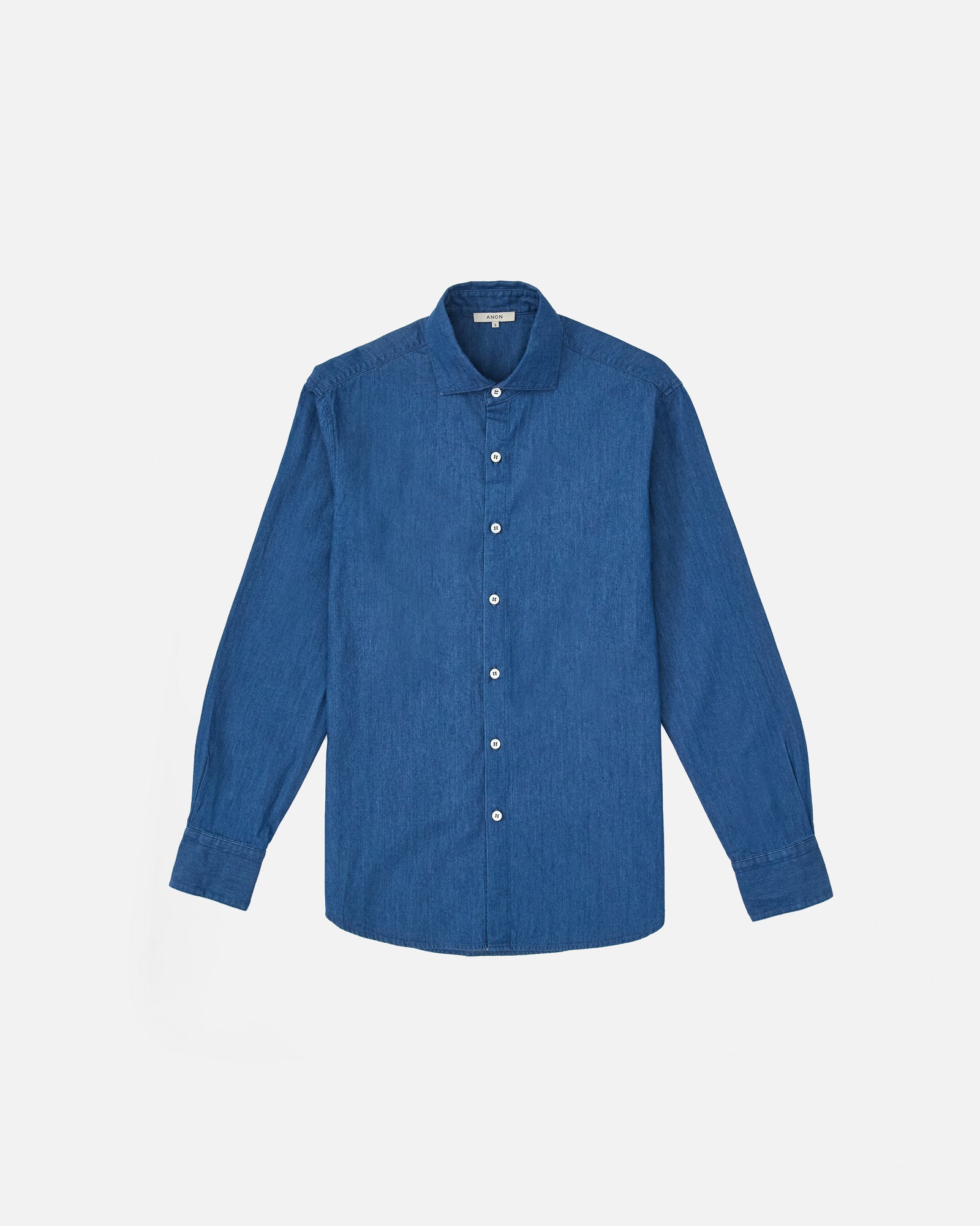 Tavi Spread Collar Shirt, Chambray